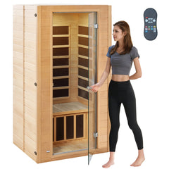 1- 2 Person Far Infrared Wooden Sauna